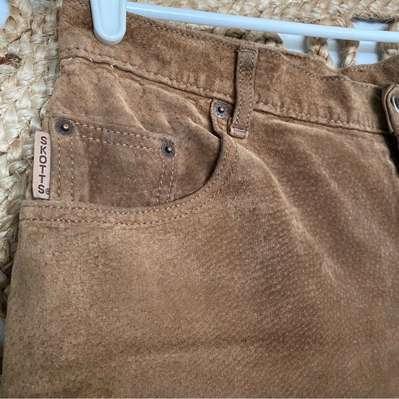 COPY - Vintage Skotts Suede,  100% suede leather pants. - Picture 5 of 9